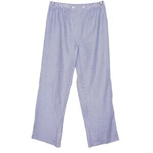 INTIMATELY Free People Pinstripe Gauze Pant Wide-Leg Pant Blue White Women's XS